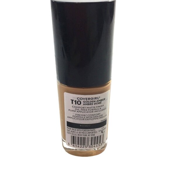 Covergirl Trublend Foundation Matte Made12 Hour 1 oz Golden Amber T 10 New - Picture 3 of 3